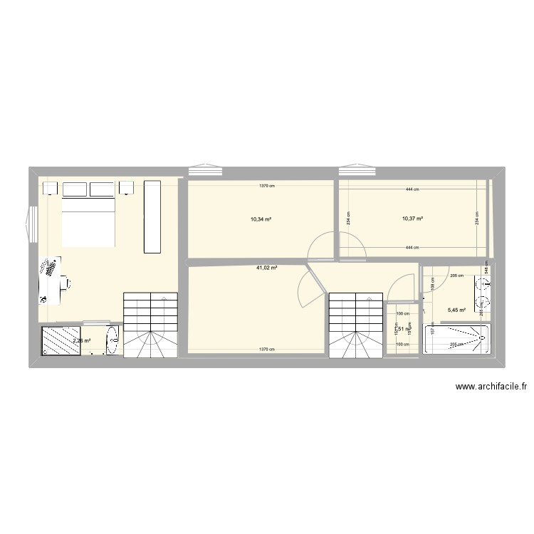 ETAGE OISILLIERE 2. Plan de 0 pièce et 0 m2