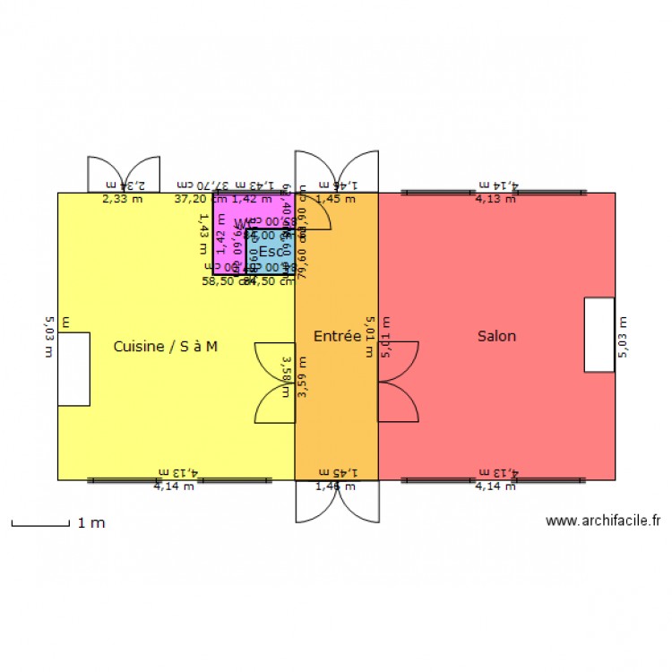 RDC maison principale. Plan de 0 pièce et 0 m2