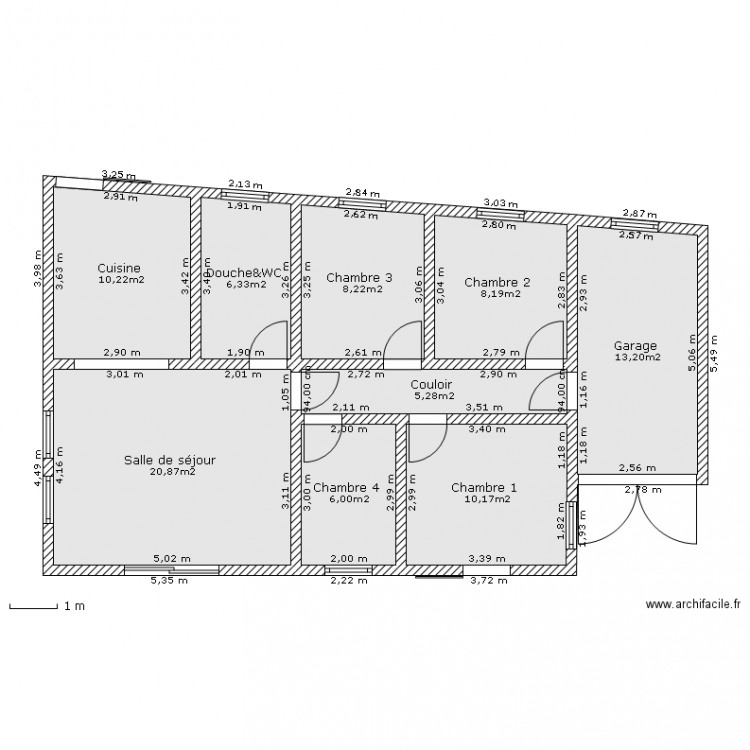 petite maison. Plan de 0 pièce et 0 m2