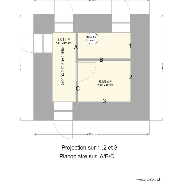 cellier. Plan de 0 pièce et 0 m2