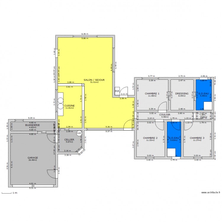 Maison de rêve. Plan de 0 pièce et 0 m2