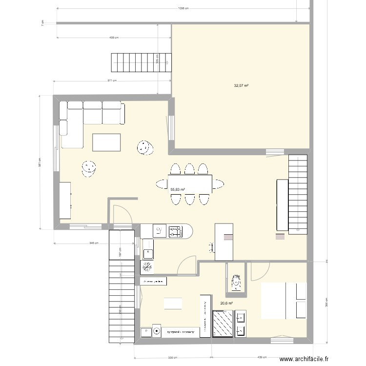 Maison. Plan de 0 pièce et 0 m2