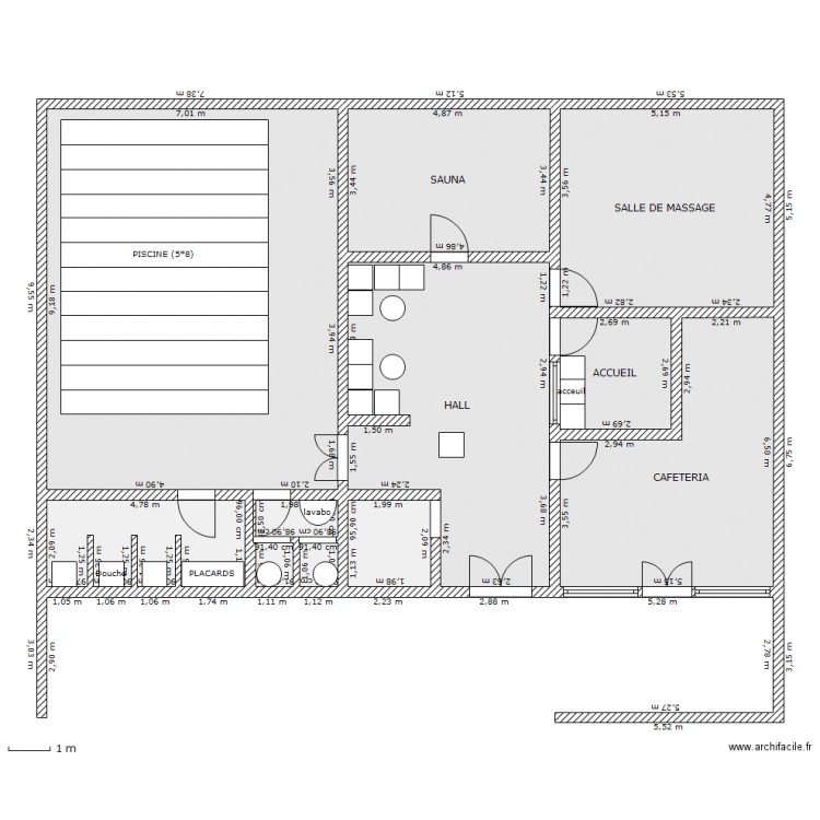 salle RD FINALE. Plan de 0 pièce et 0 m2