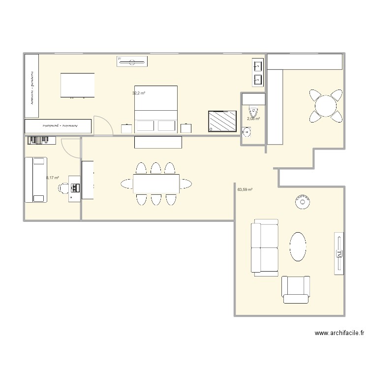 Plan Maison V. Plan de 0 pièce et 0 m2