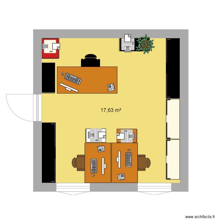 bureau compta 147 pas lids. Plan de 0 pièce et 0 m2