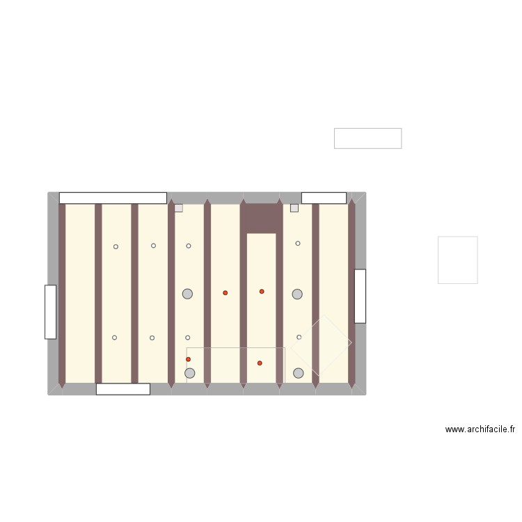 spot laumede 93. Plan de 10 pièces et 22 m2