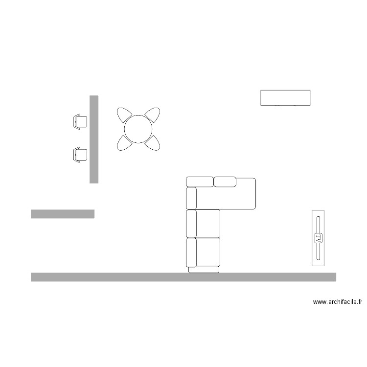 salon suite. Plan de 0 pièce et 0 m2