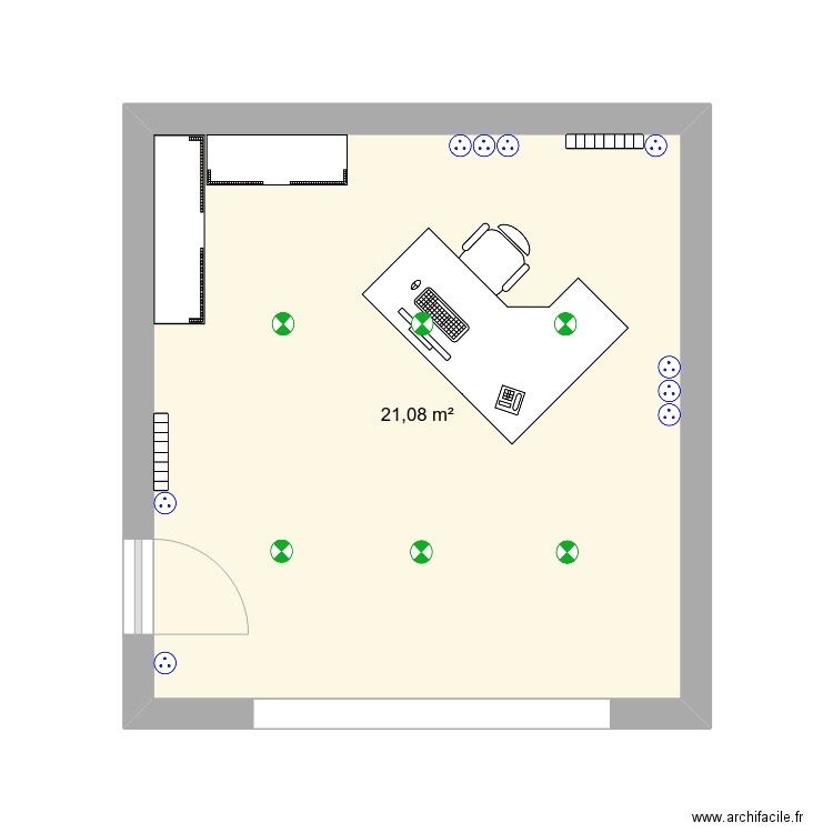 BUREAU CARLA. Plan de 0 pièce et 0 m2