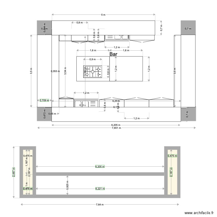 BAR LOUNGE. Plan de 0 pièce et 0 m2