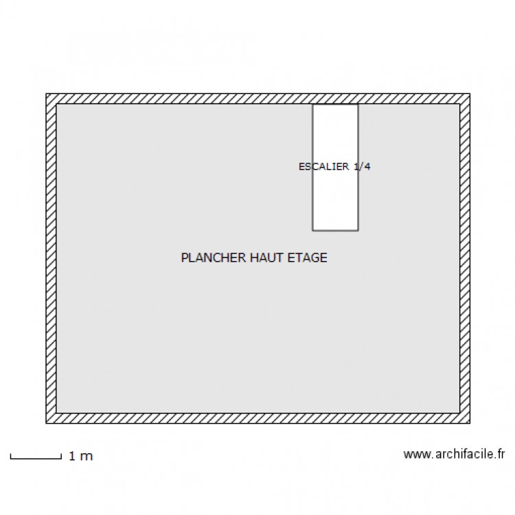 PLANCHER HAUT ETAGE CHAMPAGNE. Plan de 0 pièce et 0 m2