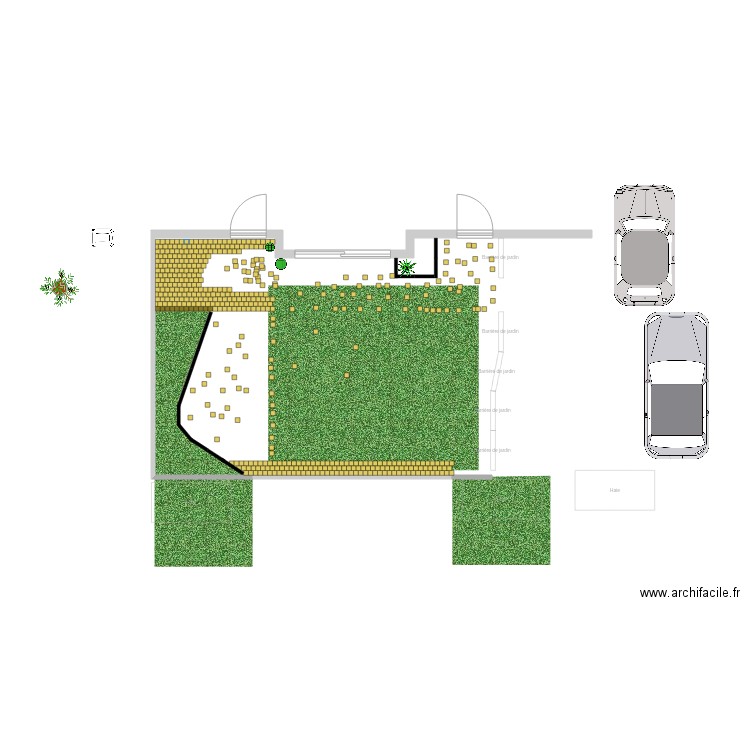 entrée maison. Plan de 0 pièce et 0 m2