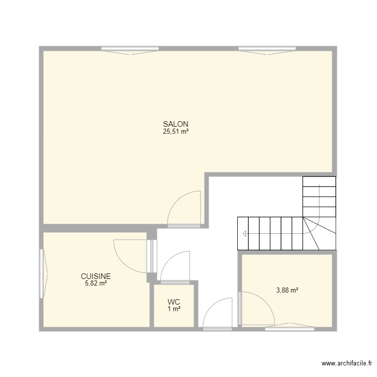 RDC. Plan de 0 pièce et 0 m2