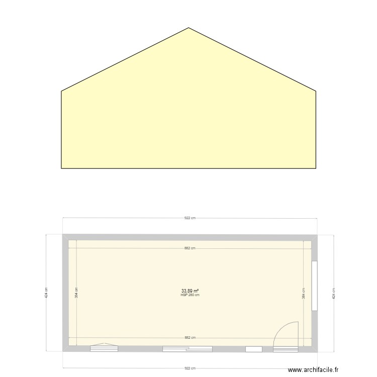 Plan pour le maçon en grand. Plan de 0 pièce et 0 m2