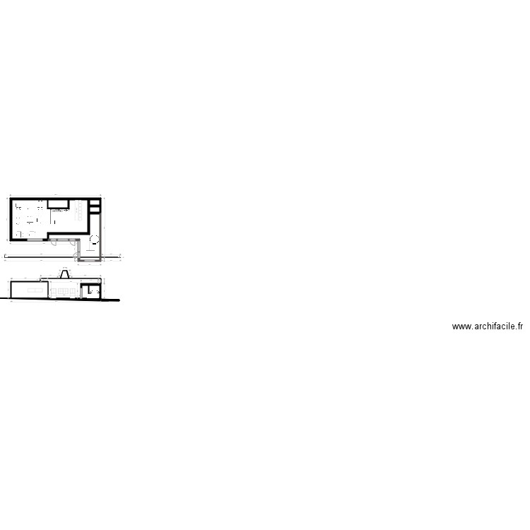 Plan friterie johan. Plan de 11 pièces et 185 m2