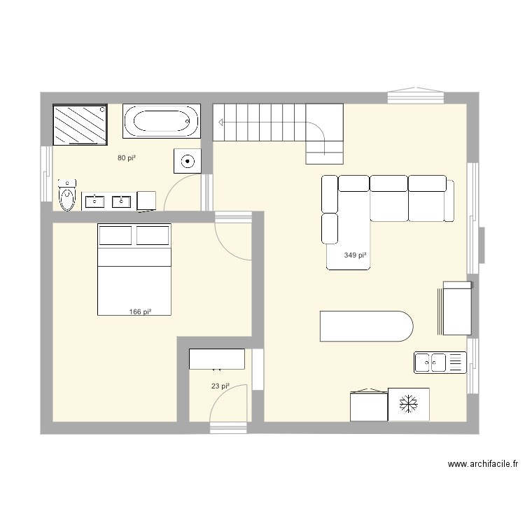 Mini maison. Plan de 0 pièce et 0 m2