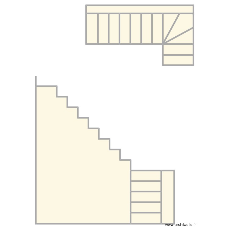 escalier. Plan de 0 pièce et 0 m2