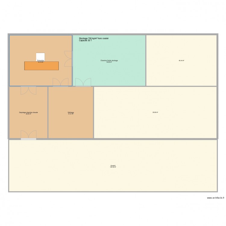 miellerie grand format. Plan de 0 pièce et 0 m2