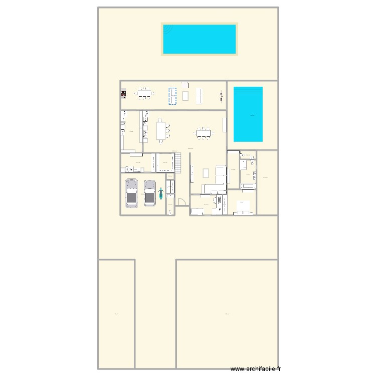 aaa. Plan de 20 pièces et 1212 m2