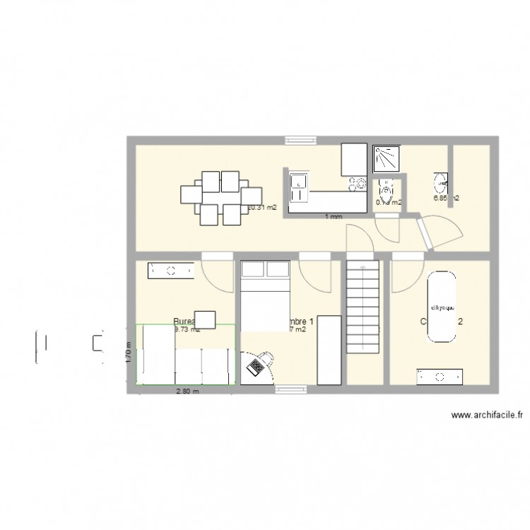  maison F4. Plan de 0 pièce et 0 m2