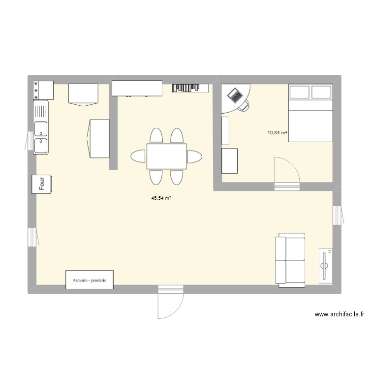 Logement1. Plan de 0 pièce et 0 m2