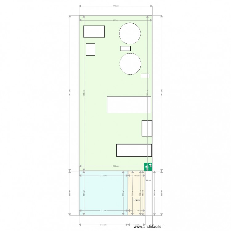 Production 3. Plan de 0 pièce et 0 m2