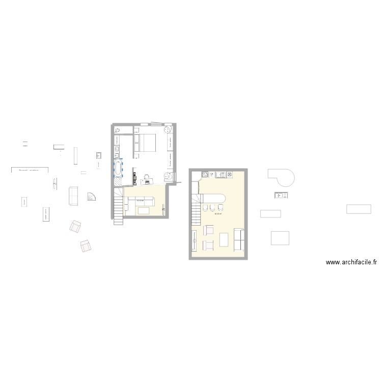 MEZZANINE. Plan de 0 pièce et 0 m2