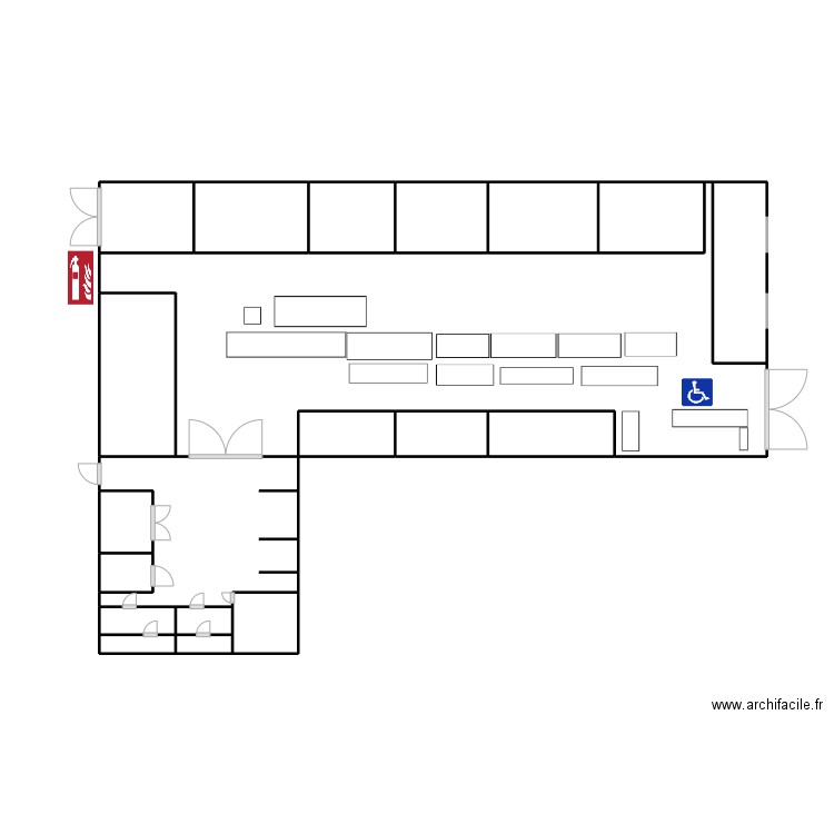 PLAN maison du monde. Plan de 19 pièces et 48 m2