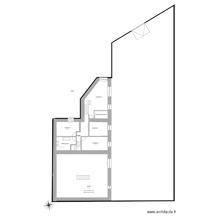 maison chauray bonnet Etage projet2. Plan de 0 pièce et 0 m2