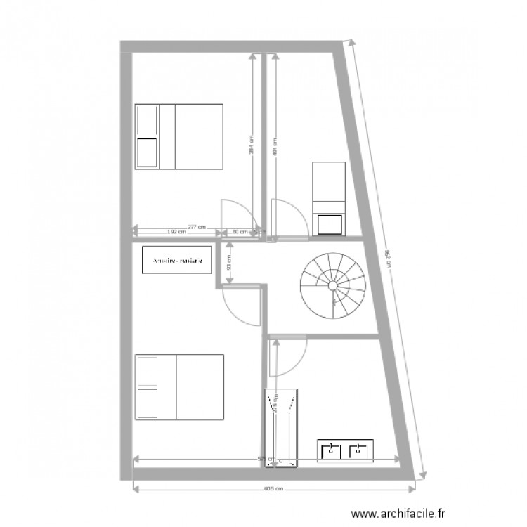 extensionappartement. Plan de 0 pièce et 0 m2