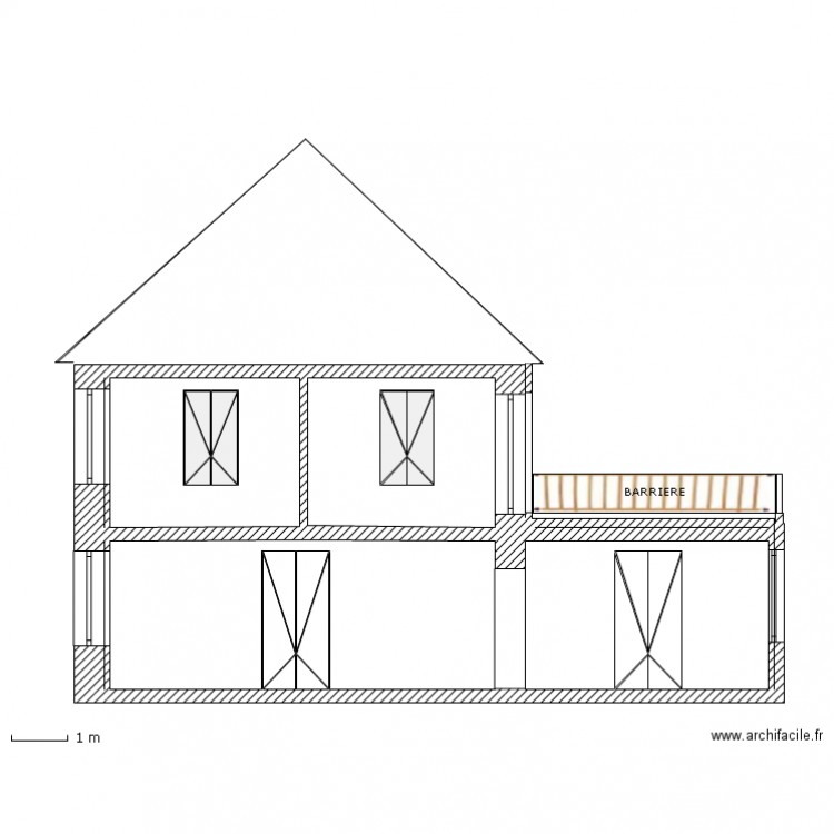 LA ROCHE COUPE AA. Plan de 0 pièce et 0 m2