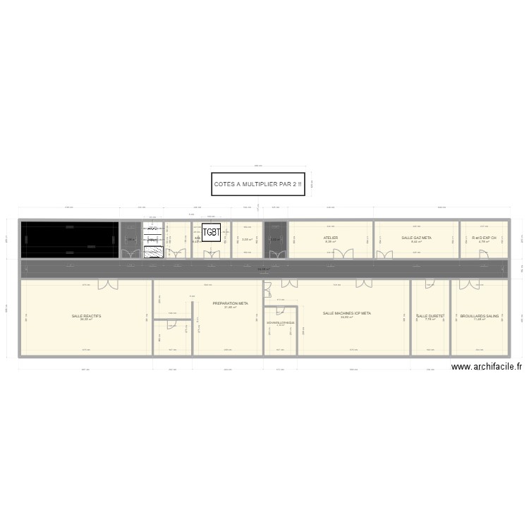 DEPARTEMENT METALLURGIE. Plan de 0 pièce et 0 m2