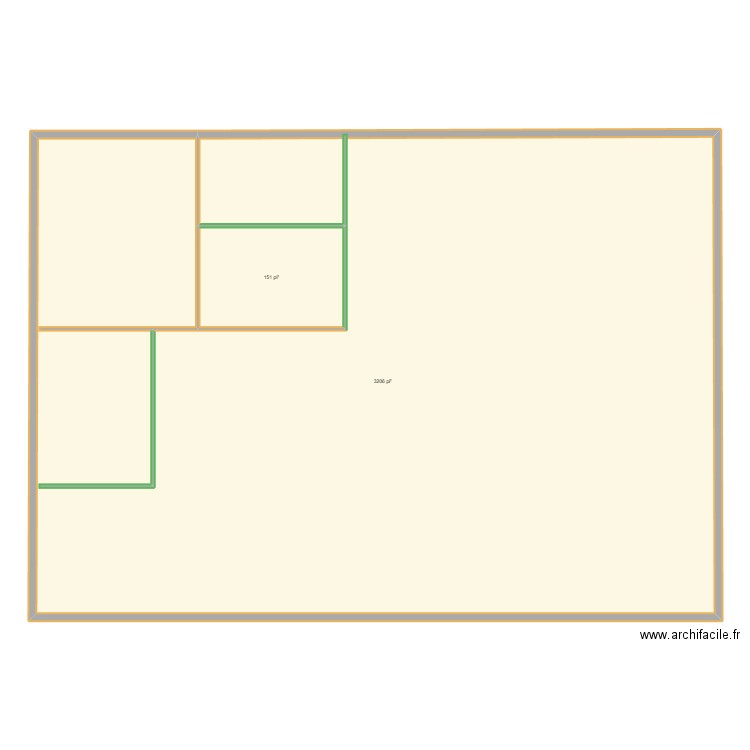 Maison de rêve . Plan de 2 pièces et 312 m2