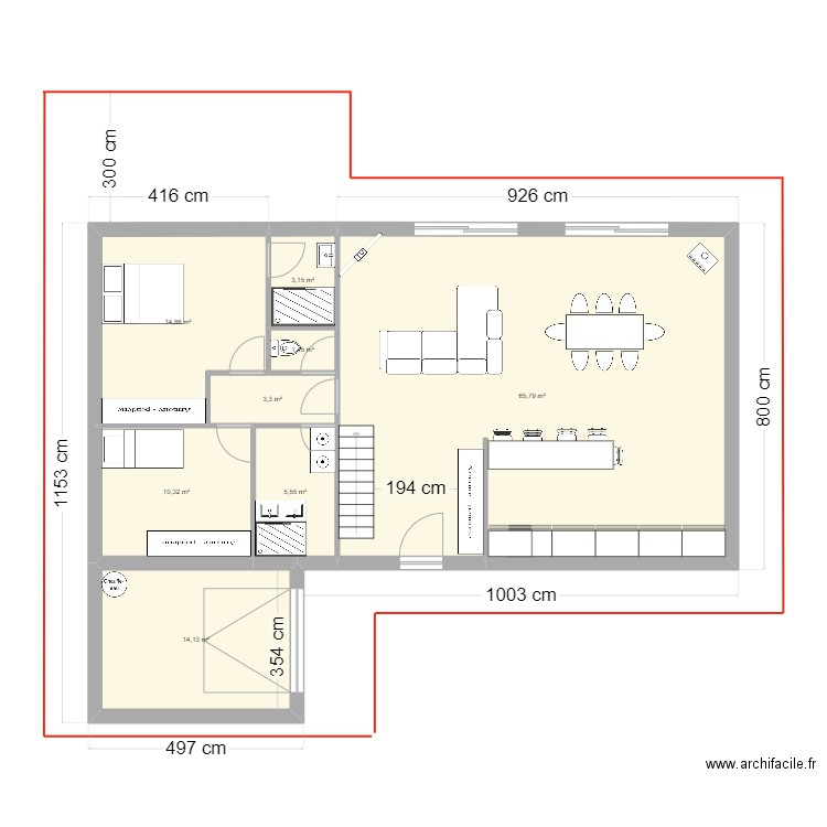 MAEVA ET JORIS 2. Plan de 12 pièces et 241 m2