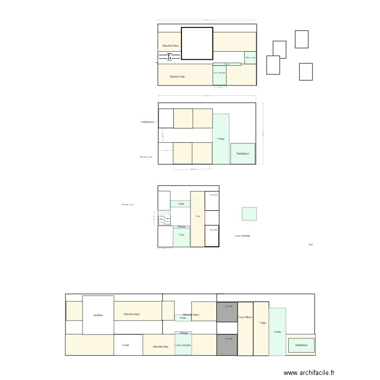 cuisinemurs. Plan de 0 pièce et 0 m2