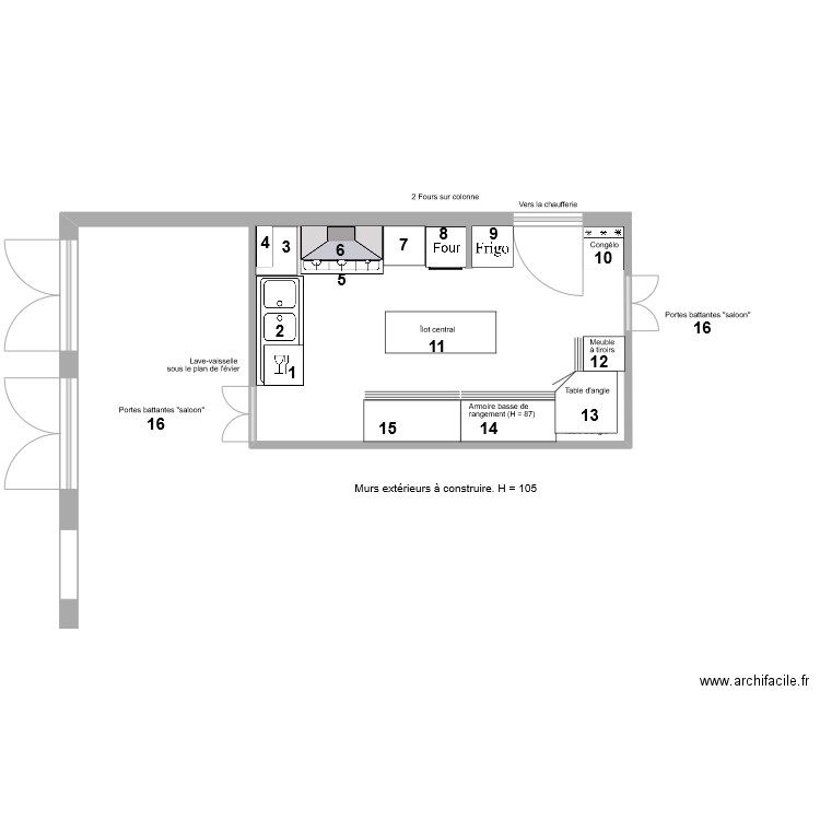 220625 Cuisine DB. Plan de 0 pièce et 0 m2