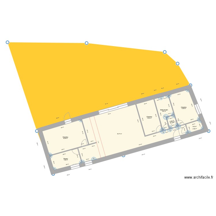 Projet Le Landreau Etat 1. Plan de 0 pièce et 0 m2