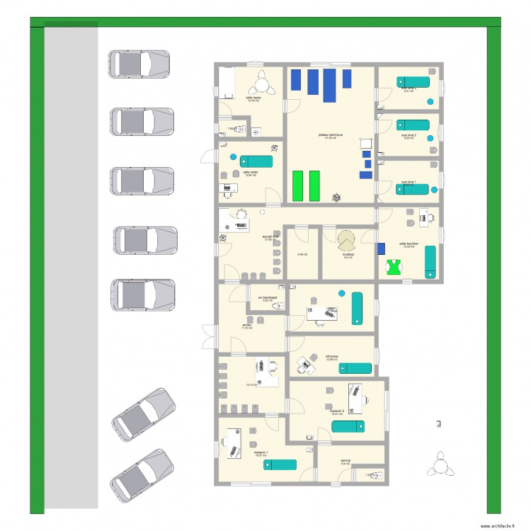 Maison médicale 2. Plan de 0 pièce et 0 m2