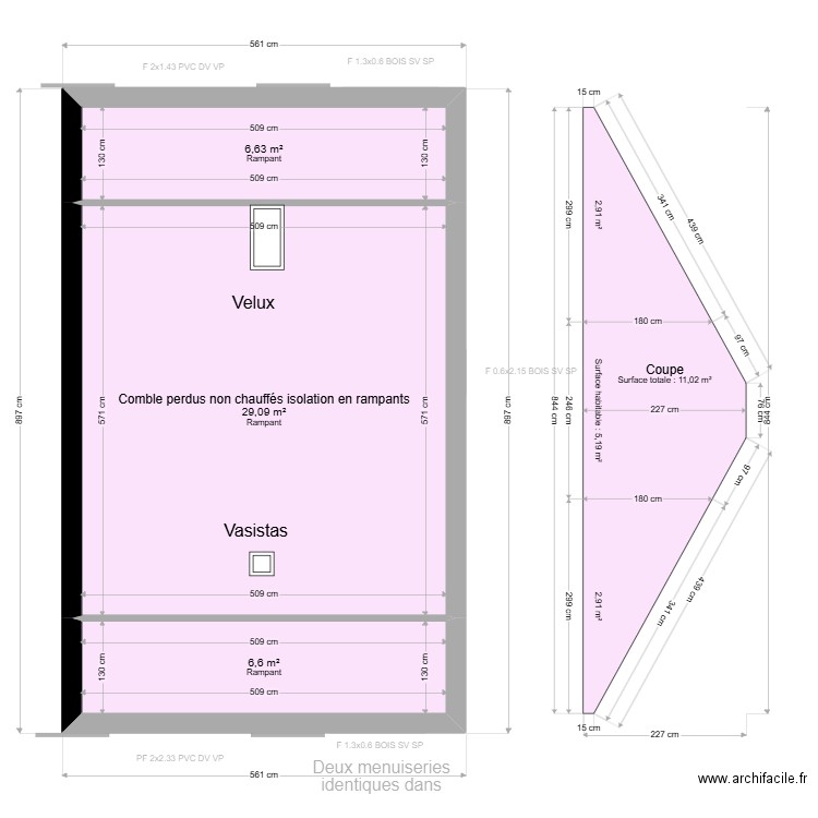 ML24015358. Plan de 22 pièces et 165 m2