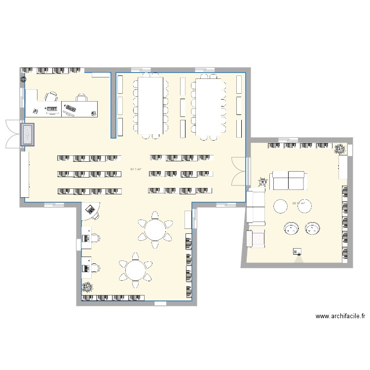 Projet CinémaEnBibliothèque. Plan de 0 pièce et 0 m2