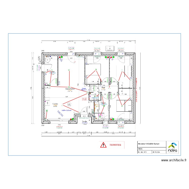 VIOLEAU. Plan de 0 pièce et 0 m2