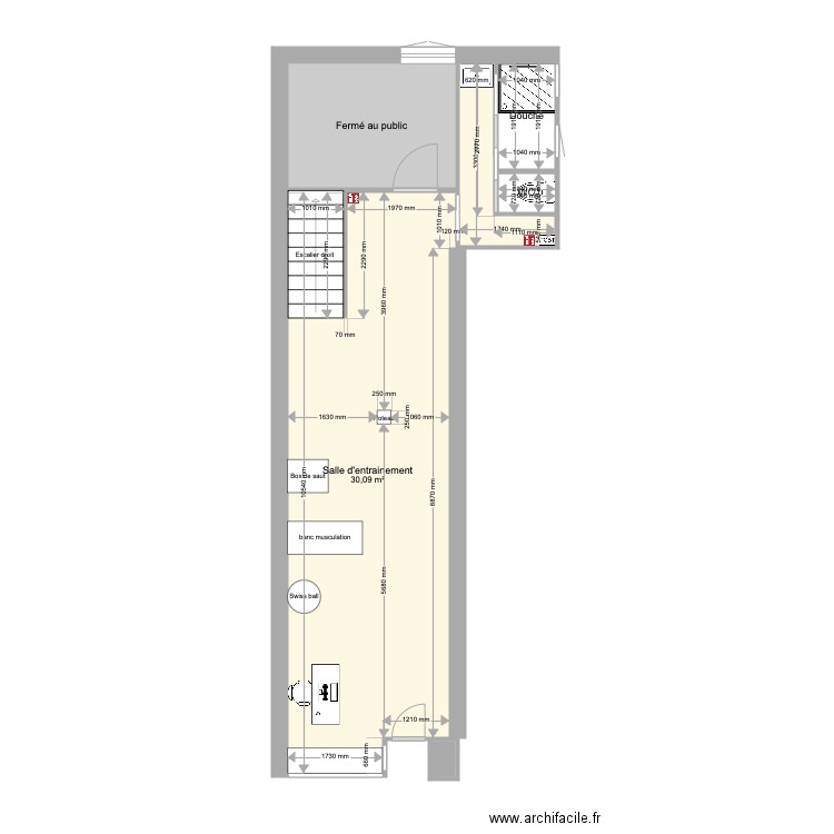 Sport. Plan de 0 pièce et 0 m2