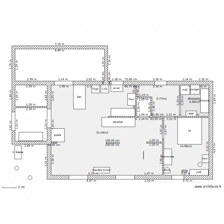 final. Plan de 0 pièce et 0 m2