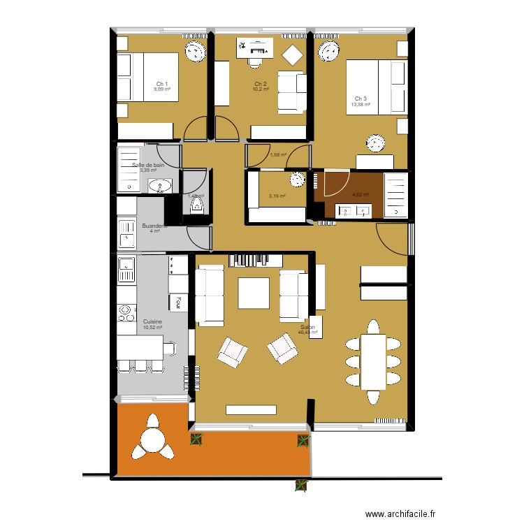 RENAISCHAMv2. Plan de 0 pièce et 0 m2