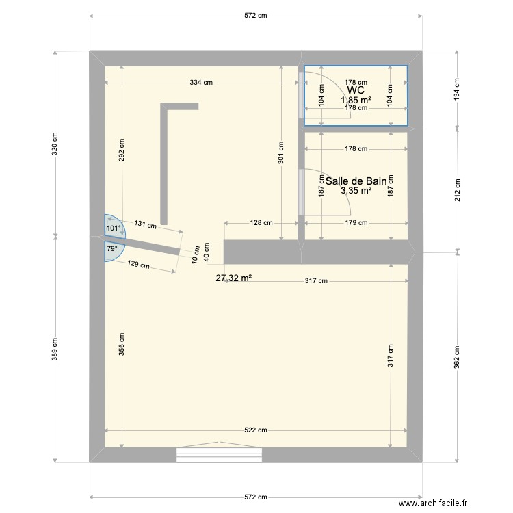 Etage. Plan de 0 pièce et 0 m2