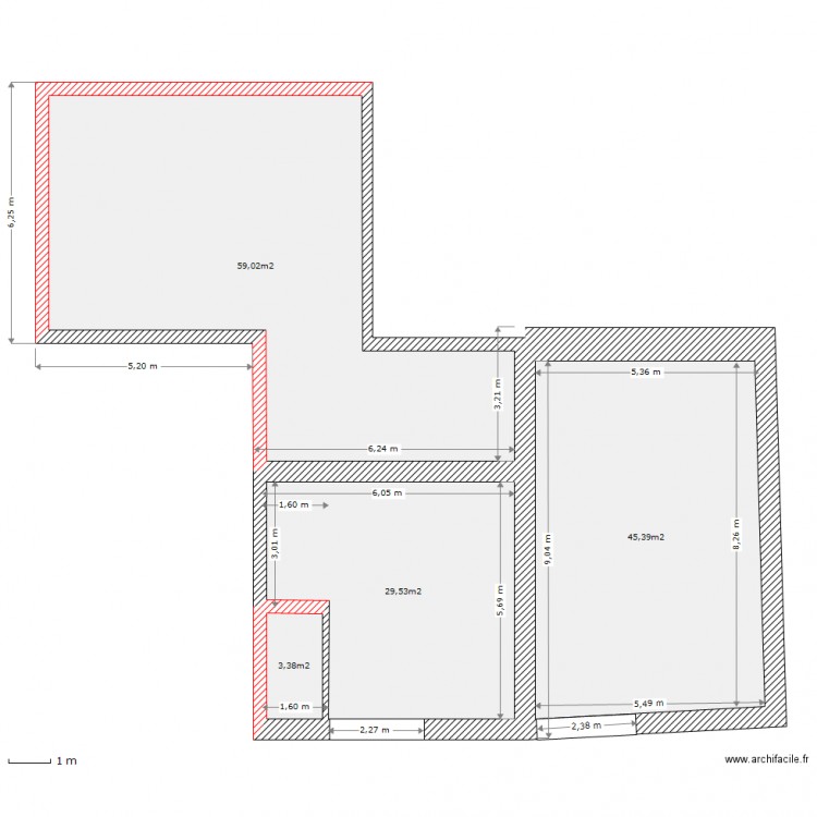 christellevide2. Plan de 0 pièce et 0 m2