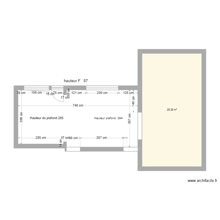 maison cuisine avec cote. Plan de 0 pièce et 0 m2