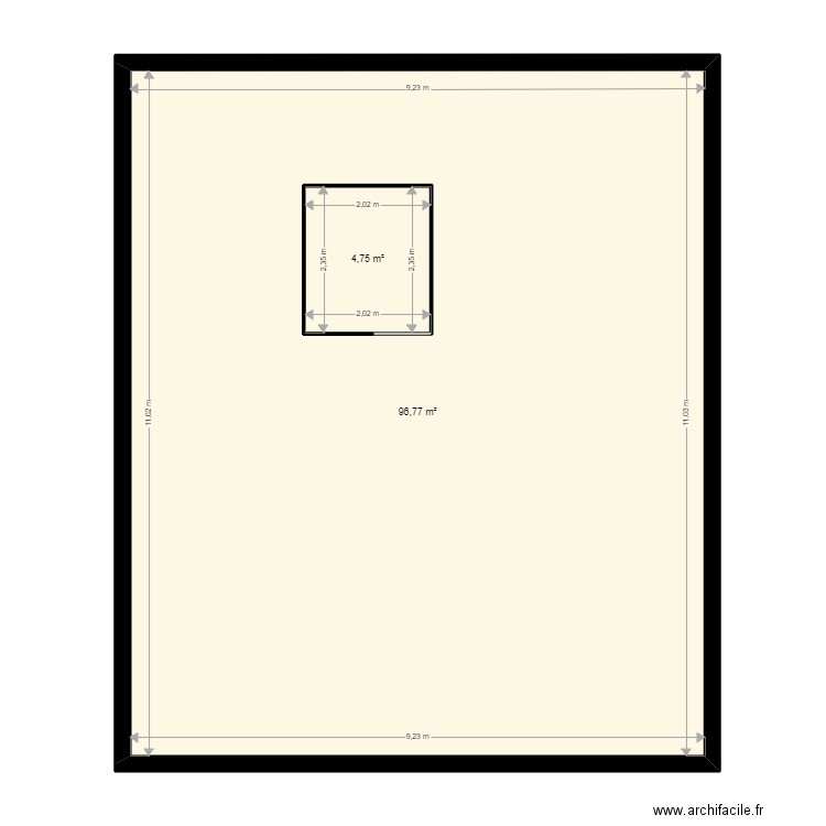 combles. Plan de 0 pièce et 0 m2