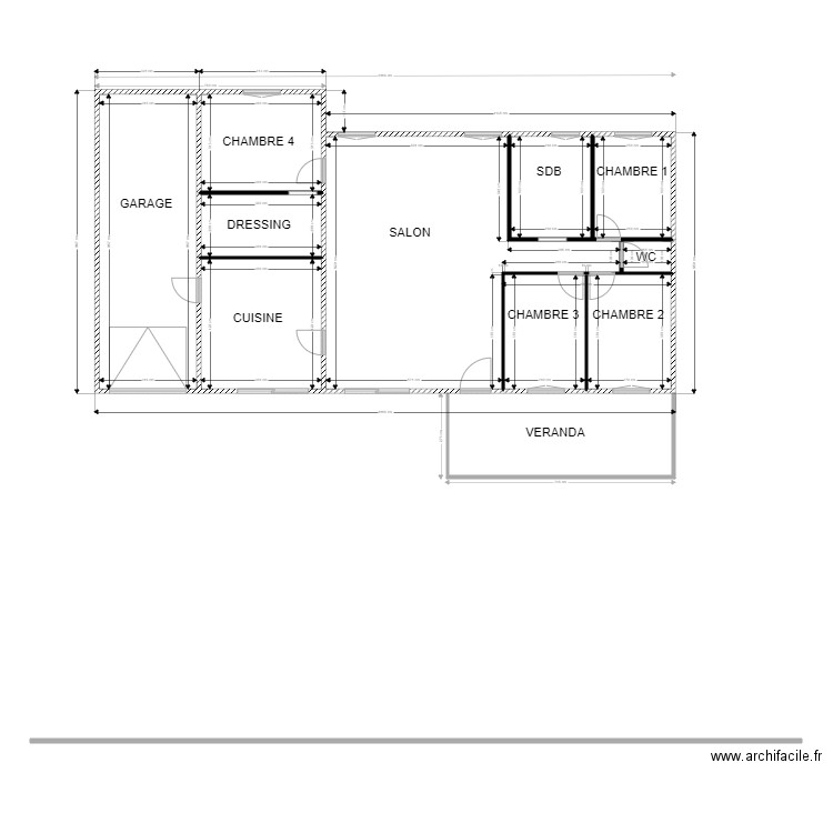 maison originale 1ss. Plan de 0 pièce et 0 m2