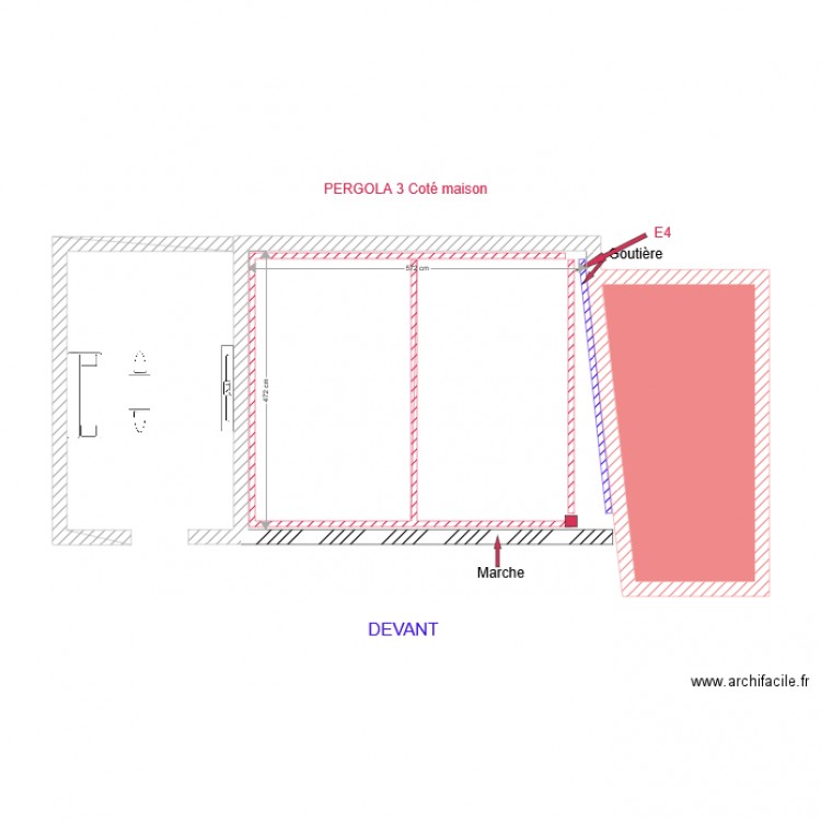 pergola3. Plan de 0 pièce et 0 m2