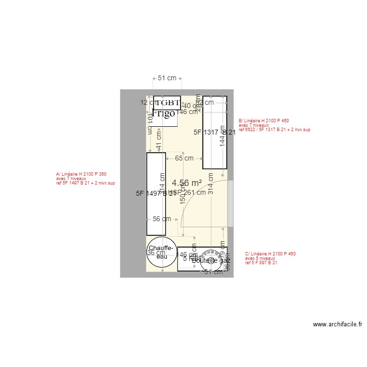 Arriére Cuisine V2. Plan de 0 pièce et 0 m2